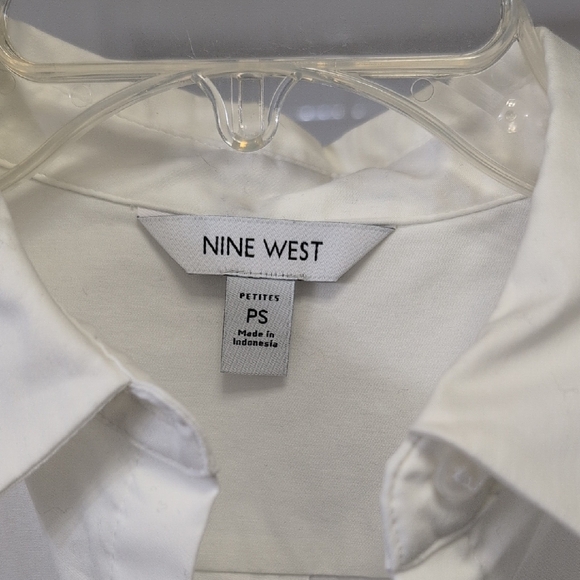 Nine West White Button-Up Shirt - Picture 3 of 6
